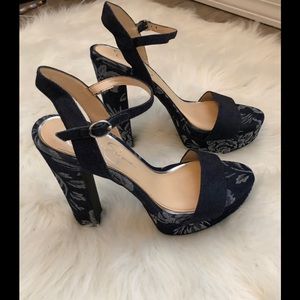 Jessica Simpson Blaney Denim Sandal Indigo lily